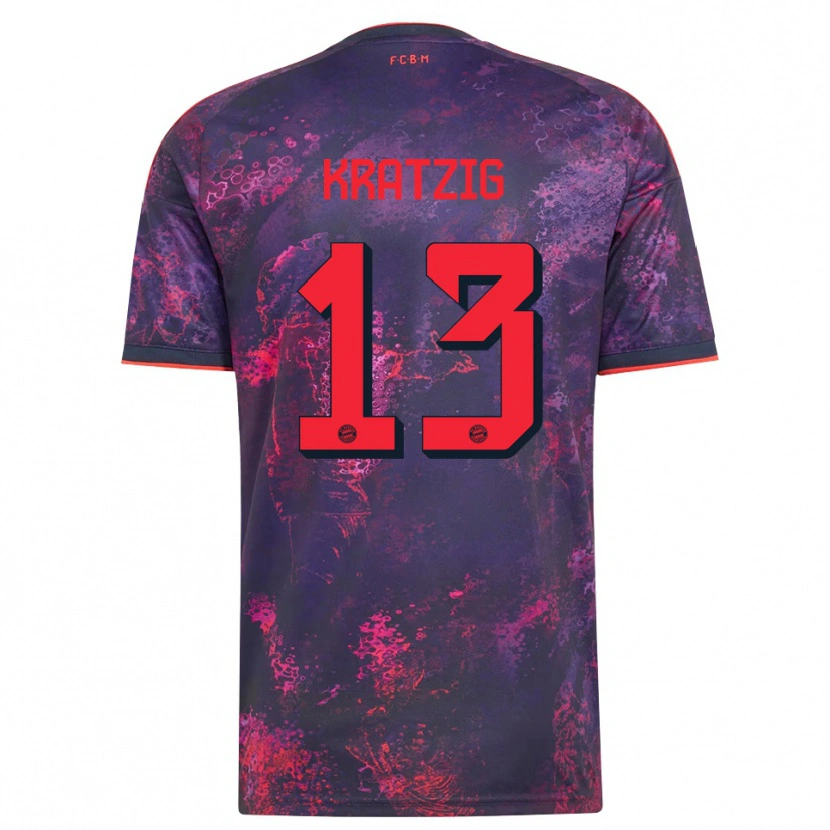 Danxen Damen Frans Kratzig #13 Lila Rot Ausweichtrikot Trikot 2026/27 T-Shirt Österreich