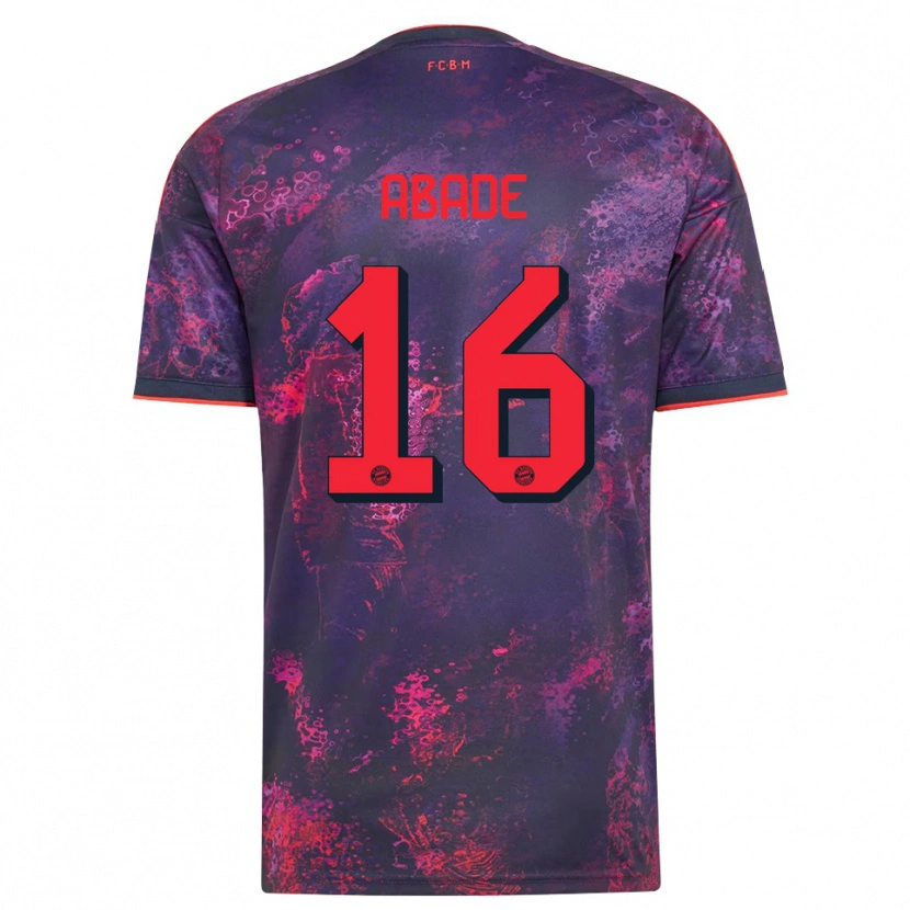 Danxen Damen Daniel Abade #16 Lila Rot Ausweichtrikot Trikot 2026/27 T-Shirt Österreich