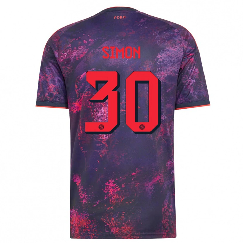 Danxen Damen Carolin Simon #30 Lila Rot Ausweichtrikot Trikot 2026/27 T-Shirt Österreich