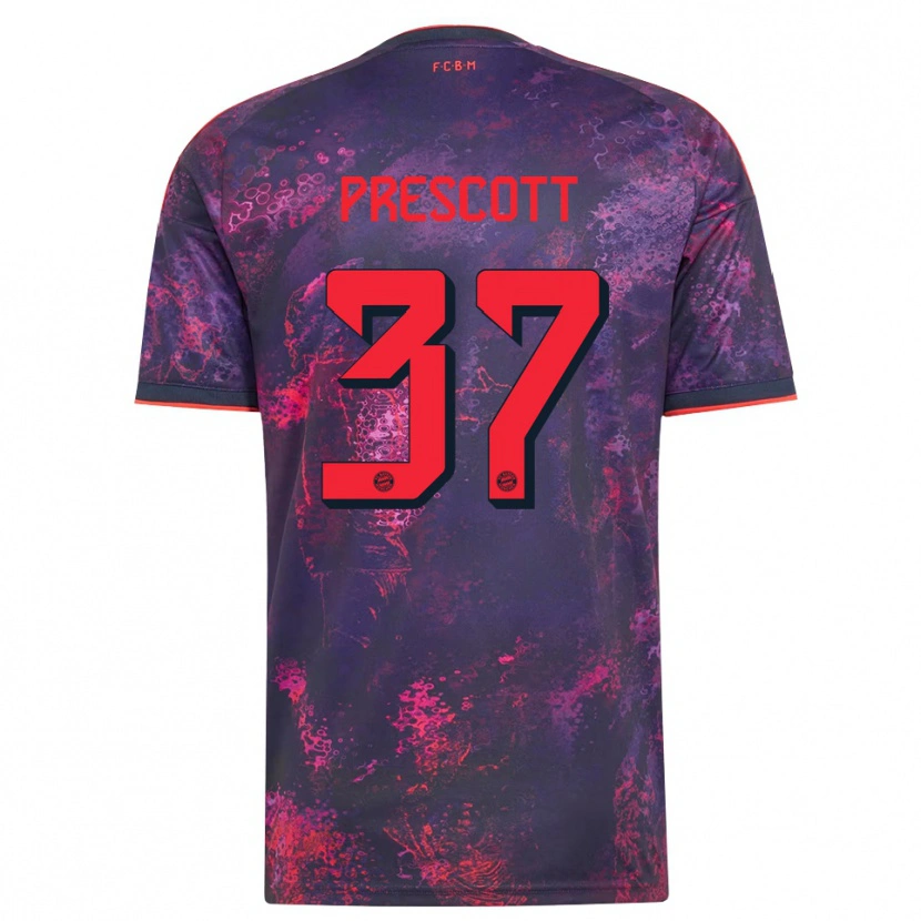 Danxen Damen Leonard Prescott #37 Lila Rot Ausweichtrikot Trikot 2026/27 T-Shirt Österreich