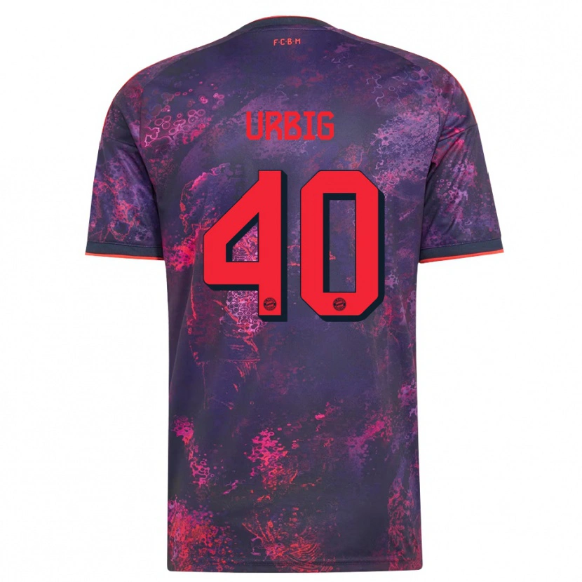 Danxen Damen Jonas Urbig #40 Lila Rot Ausweichtrikot Trikot 2026/27 T-Shirt Österreich