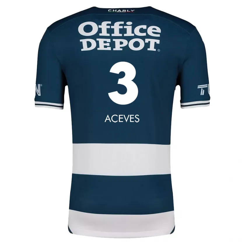 Danxen Kinder Alonso Aceves #3 Blau Weiss Heimtrikot Trikot 2024/25 T-Shirt Österreich
