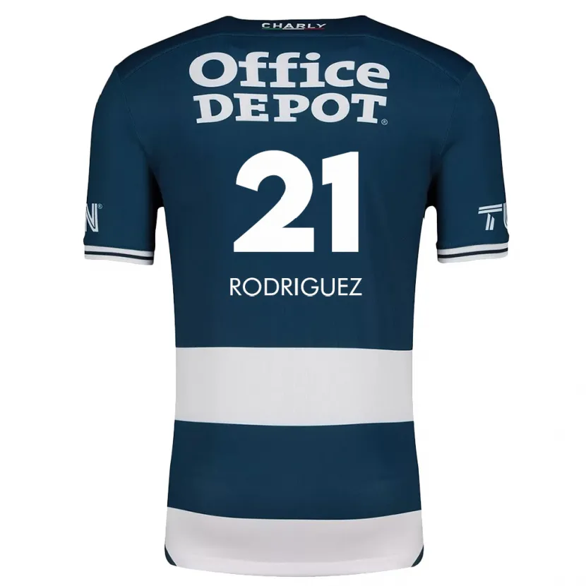 Danxen Kinder Valentín Rodríguez #21 Blau Weiss Heimtrikot Trikot 2024/25 T-Shirt Österreich