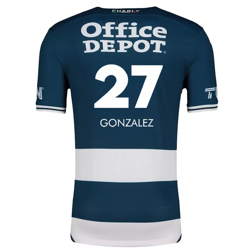Danxen Kinder Owen González #27 Blau Weiss Heimtrikot Trikot 2024/25 T-Shirt Österreich