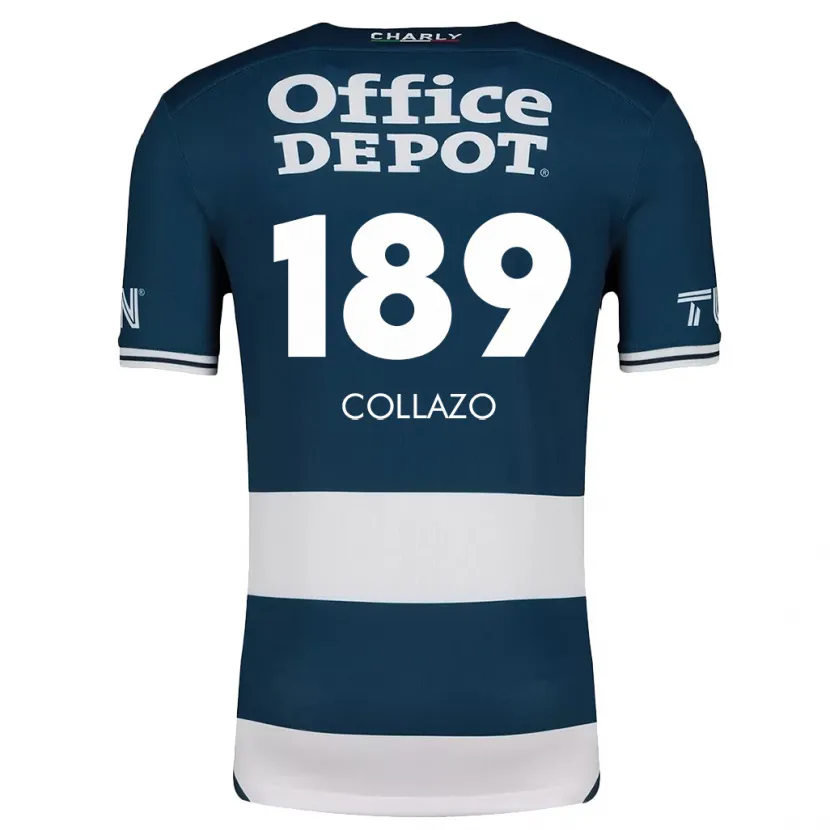 Danxen Kinder David Collazo #189 Blau Weiss Heimtrikot Trikot 2024/25 T-Shirt Österreich