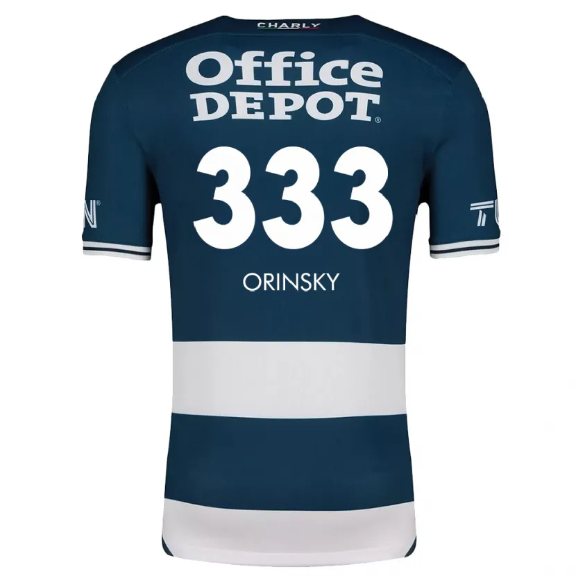 Danxen Kinder Edson Orinsky #333 Blau Weiss Heimtrikot Trikot 2024/25 T-Shirt Österreich