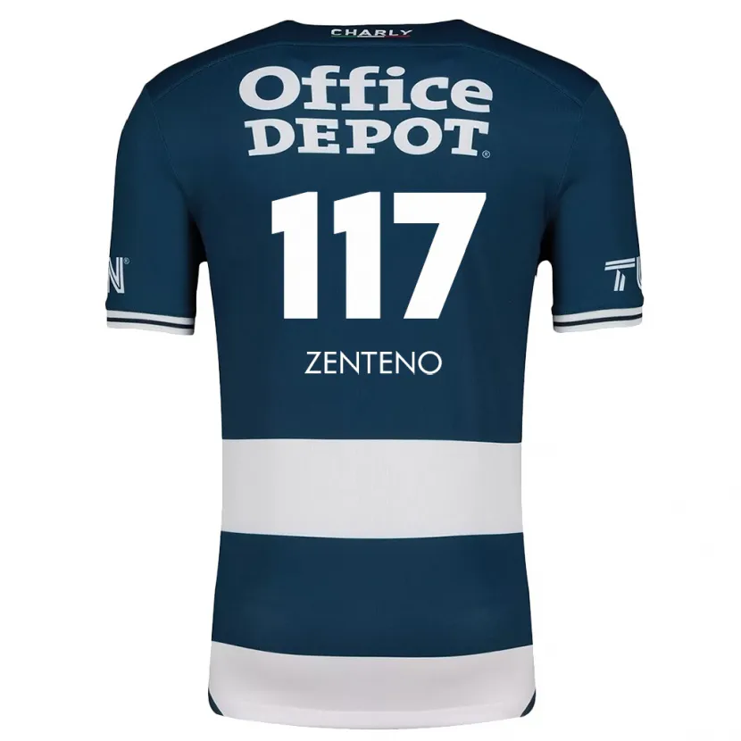 Danxen Kinder Gustavo Zenteno #117 Blau Weiss Heimtrikot Trikot 2024/25 T-Shirt Österreich