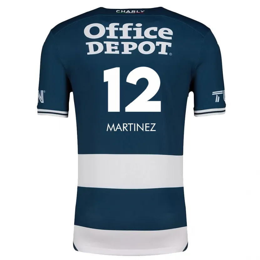 Danxen Kinder Sofía Martínez #12 Blau Weiss Heimtrikot Trikot 2024/25 T-Shirt Österreich