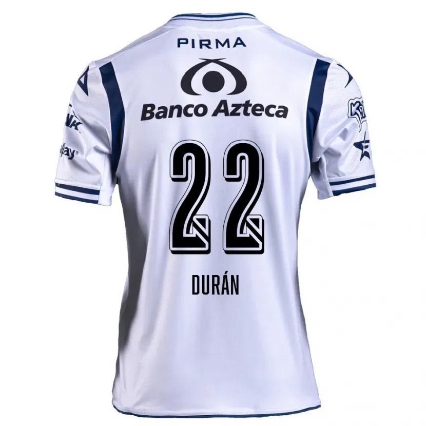 Danxen Kinder Rafael Durán #22 Weiß Marineblau Heimtrikot Trikot 2024/25 T-Shirt Österreich
