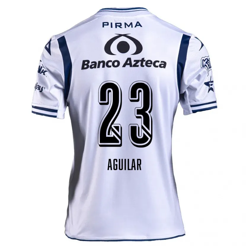 Danxen Kinder Daniel Aguilar #23 Weiß Marineblau Heimtrikot Trikot 2024/25 T-Shirt Österreich