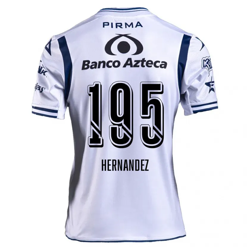 Danxen Kinder Daniel Hernández #195 Weiß Marineblau Heimtrikot Trikot 2024/25 T-Shirt Österreich