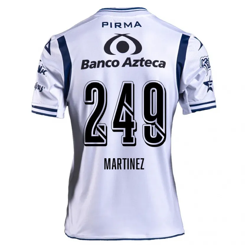 Danxen Kinder Juan Martínez #249 Weiß Marineblau Heimtrikot Trikot 2024/25 T-Shirt Österreich