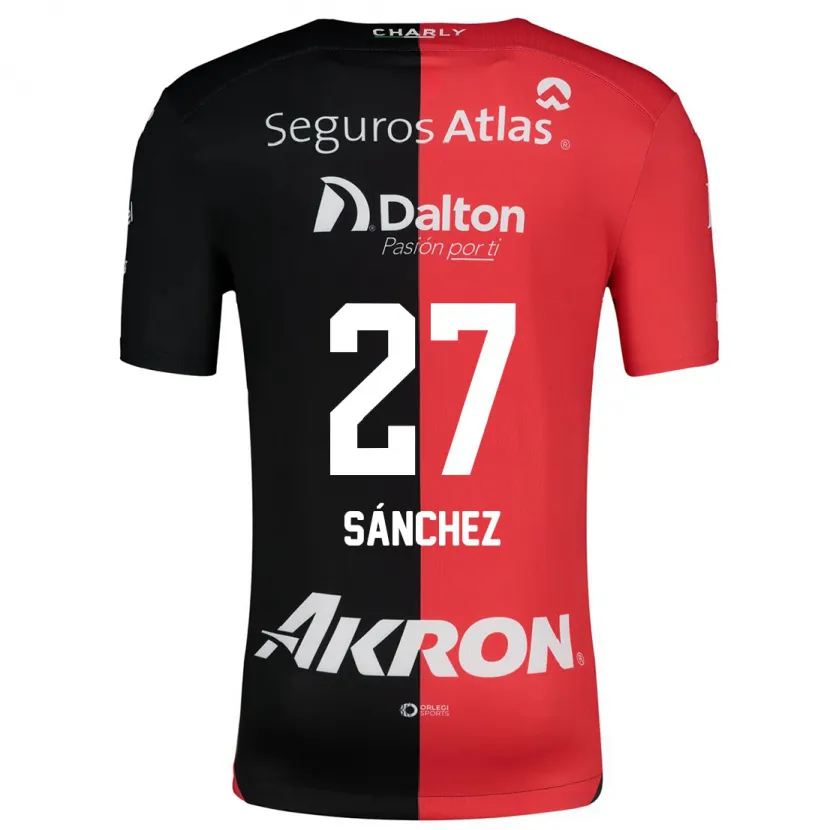 Danxen Kinder Antonio Sánchez #27 Rot Schwarz Heimtrikot Trikot 2024/25 T-Shirt Österreich