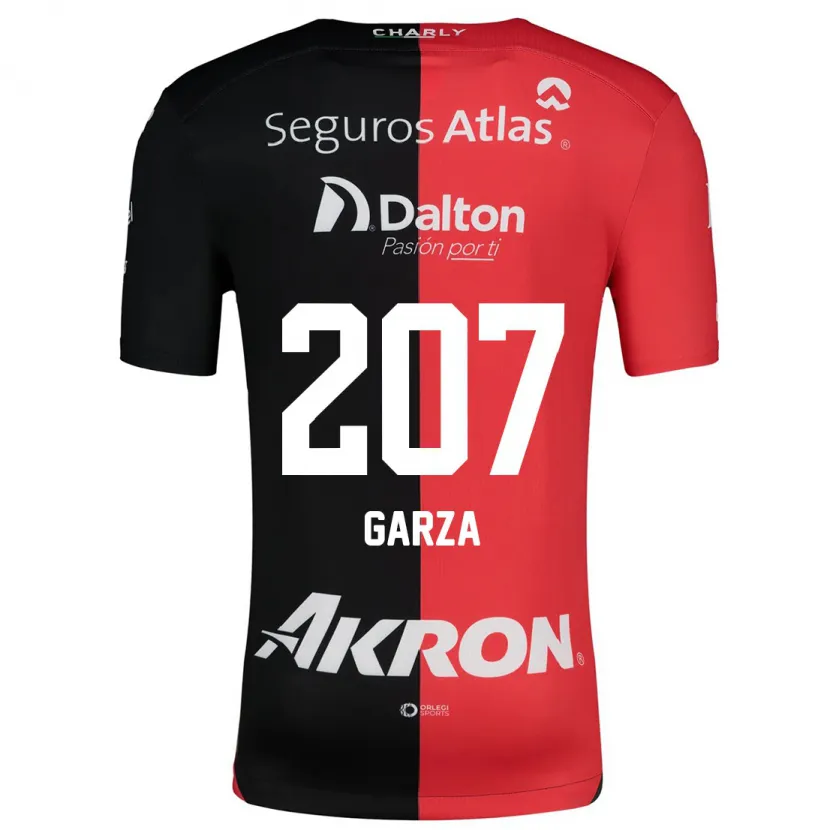 Danxen Kinder Rodolfo Garza #207 Rot Schwarz Heimtrikot Trikot 2024/25 T-Shirt Österreich