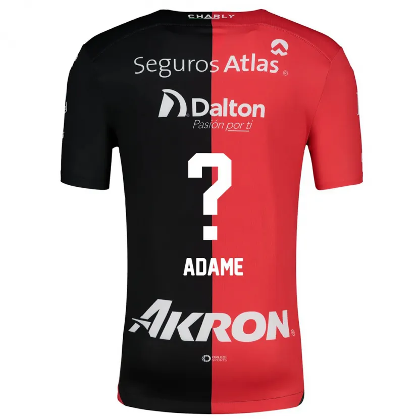 Danxen Kinder Edgar Adame #0 Rot Schwarz Heimtrikot Trikot 2024/25 T-Shirt Österreich