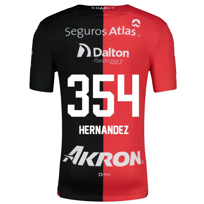 Danxen Kinder Daniel Hernández #354 Rot Schwarz Heimtrikot Trikot 2024/25 T-Shirt Österreich