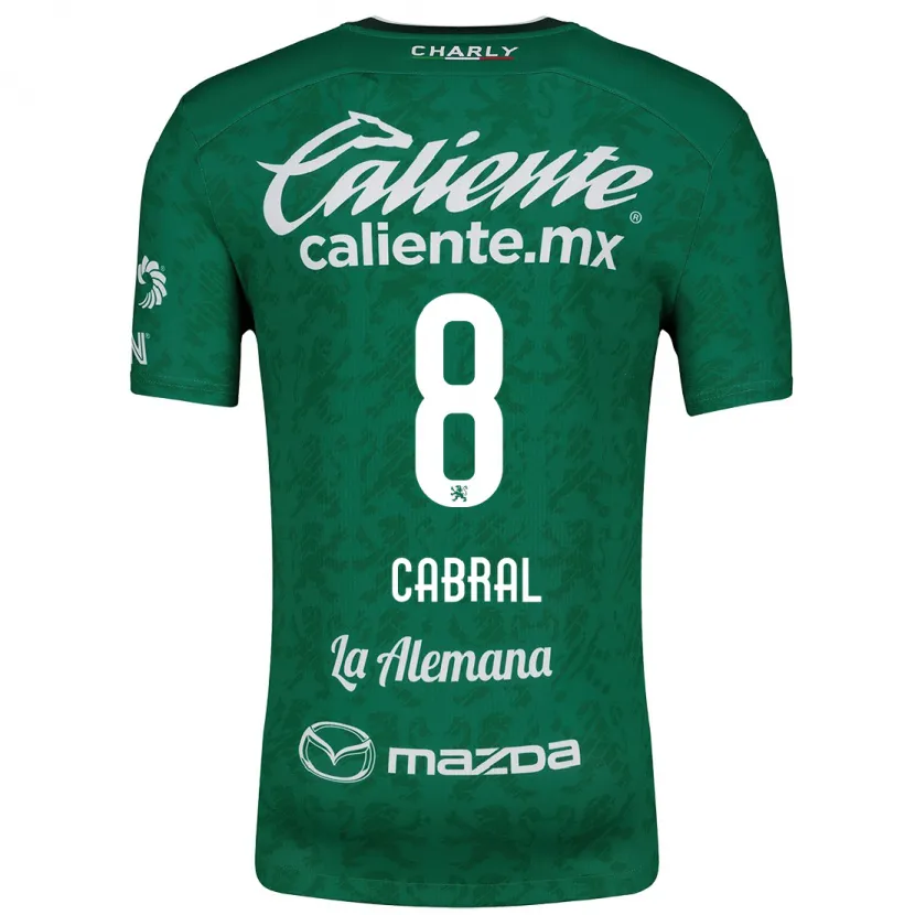 Danxen Kinder Luciano Cabral #8 Grün Weiß Heimtrikot Trikot 2024/25 T-Shirt Österreich