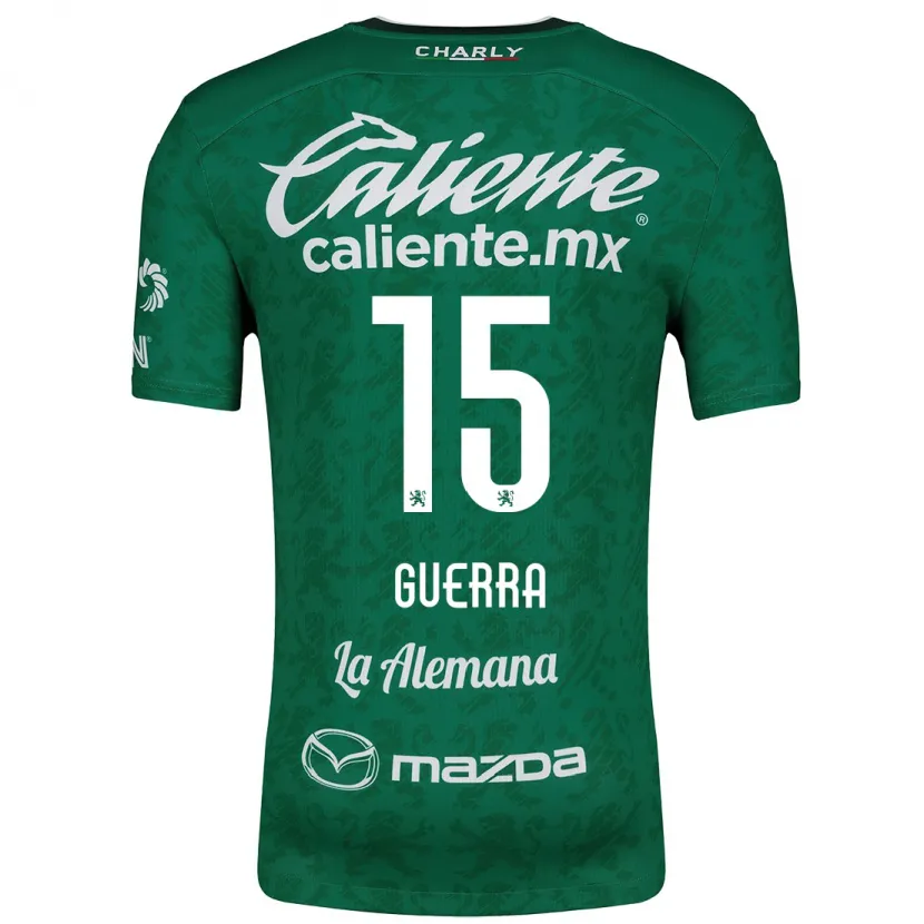 Danxen Kinder Edgar Guerra #15 Grün Weiß Heimtrikot Trikot 2024/25 T-Shirt Österreich
