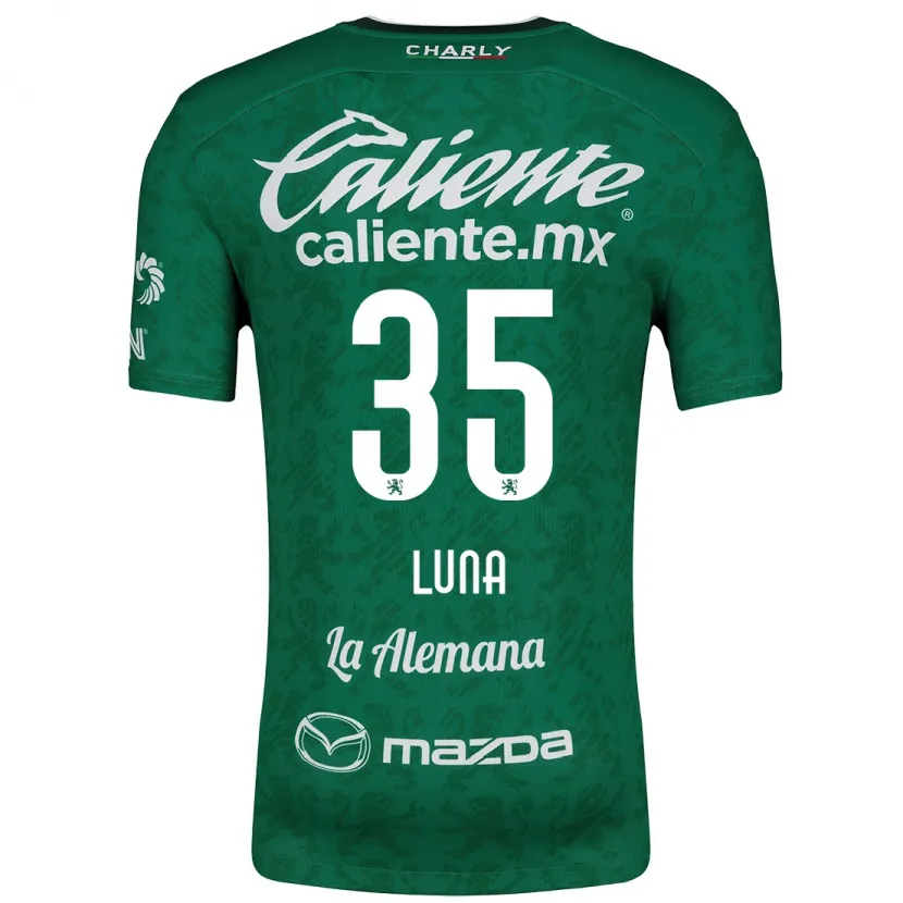 Danxen Kinder Diego Luna #35 Grün Weiß Heimtrikot Trikot 2024/25 T-Shirt Österreich