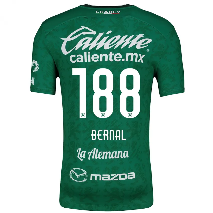 Danxen Kinder Juan Bernal #188 Grün Weiß Heimtrikot Trikot 2024/25 T-Shirt Österreich