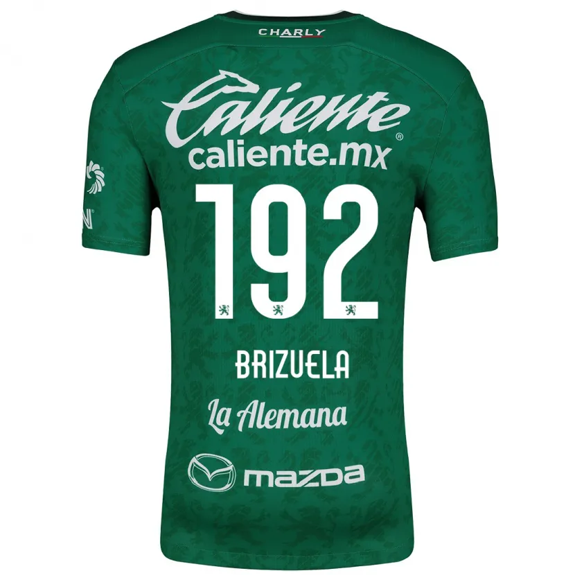 Danxen Kinder Juan Brizuela #192 Grün Weiß Heimtrikot Trikot 2024/25 T-Shirt Österreich