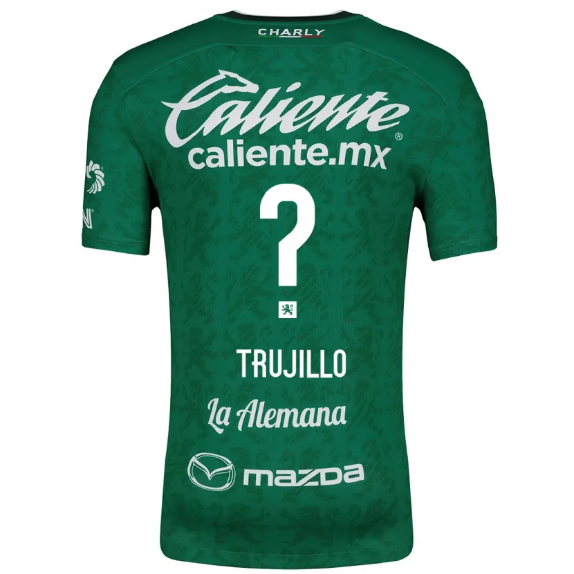 Danxen Kinder Diego Trujillo #0 Grün Weiß Heimtrikot Trikot 2024/25 T-Shirt Österreich