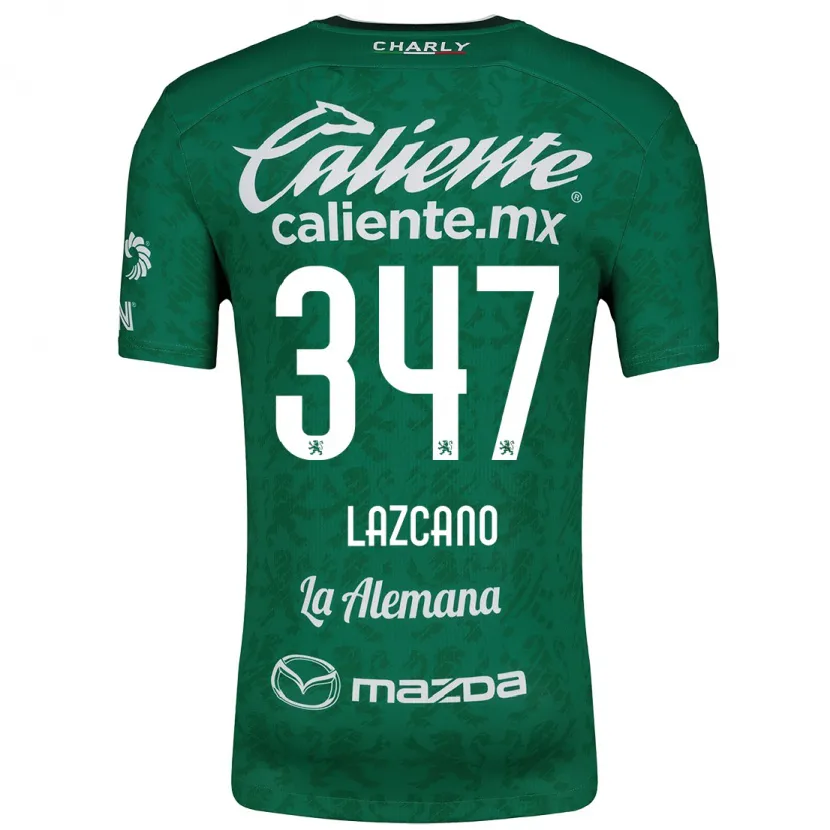 Danxen Kinder Evan Lazcano #347 Grün Weiß Heimtrikot Trikot 2024/25 T-Shirt Österreich