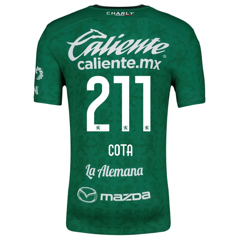 Danxen Kinder Luis Cota #211 Grün Weiß Heimtrikot Trikot 2024/25 T-Shirt Österreich