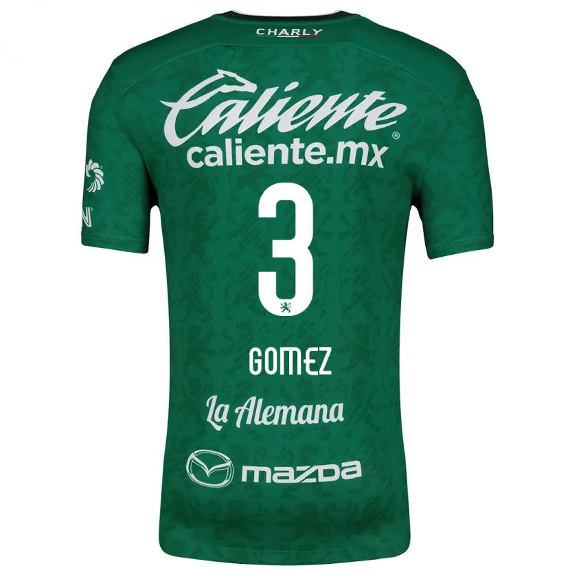 Danxen Kinder Karen Gómez #3 Grün Weiß Heimtrikot Trikot 2024/25 T-Shirt Österreich