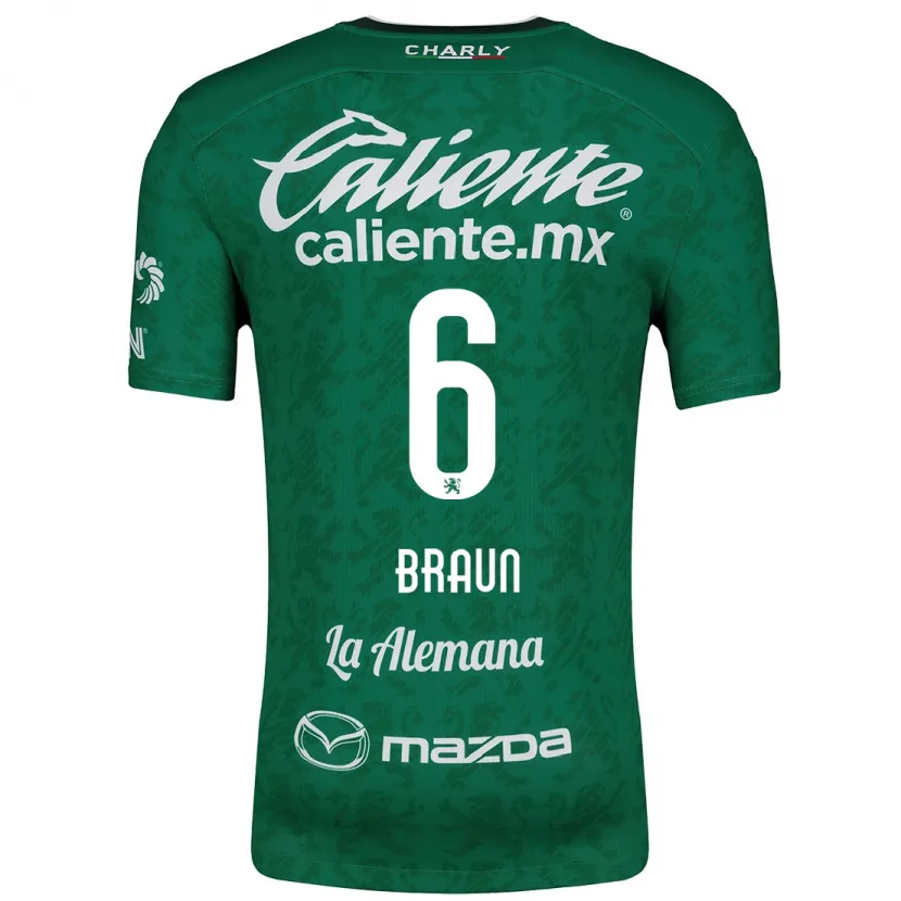 Danxen Kinder Sophia Braun #6 Grün Weiß Heimtrikot Trikot 2024/25 T-Shirt Österreich