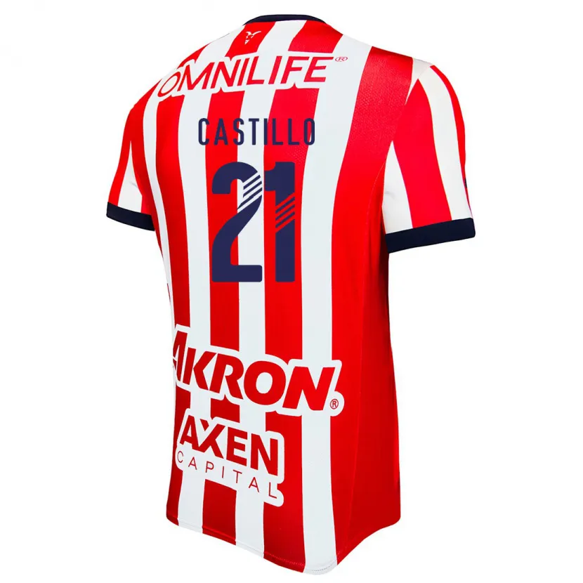 Danxen Kinder José Castillo #21 Rot Weiß Blau Heimtrikot Trikot 2024/25 T-Shirt Österreich