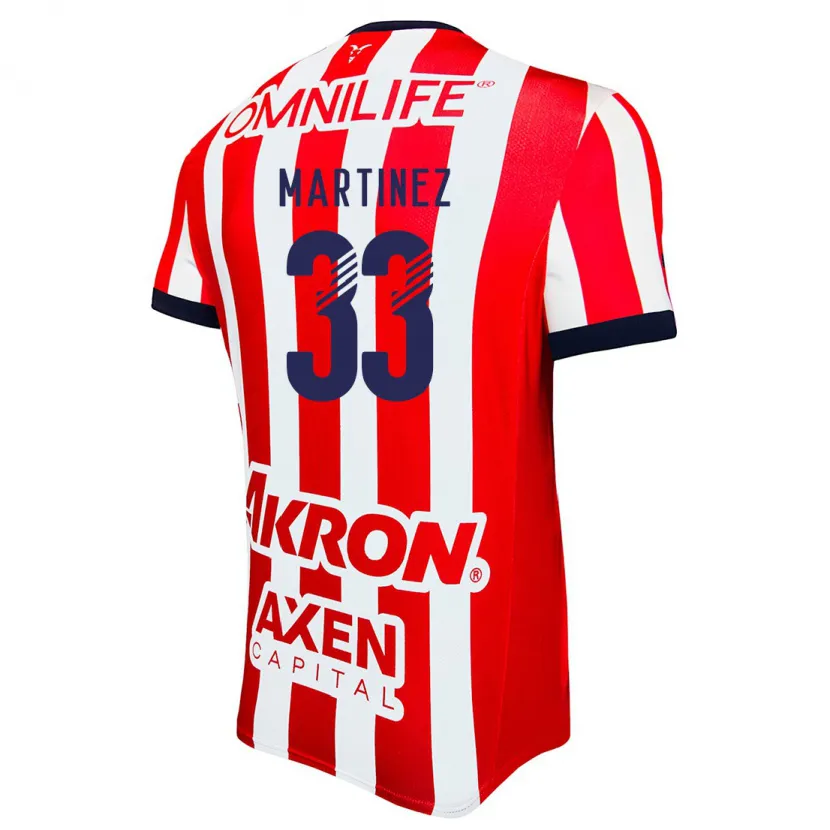 Danxen Kinder Raúl Martínez #33 Rot Weiß Blau Heimtrikot Trikot 2024/25 T-Shirt Österreich