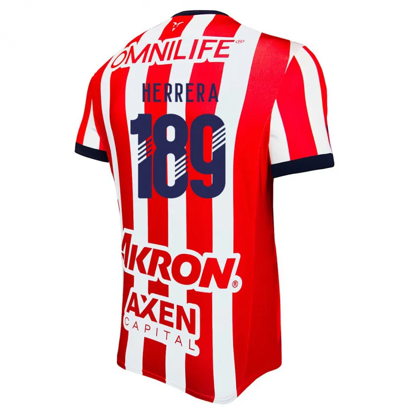 Danxen Kinder Antonio Herrera #189 Rot Weiß Blau Heimtrikot Trikot 2024/25 T-Shirt Österreich