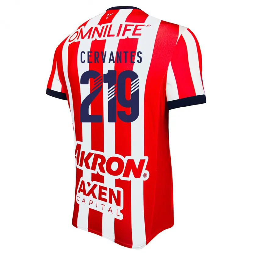 Danxen Kinder Daniel Cervantes #219 Rot Weiß Blau Heimtrikot Trikot 2024/25 T-Shirt Österreich