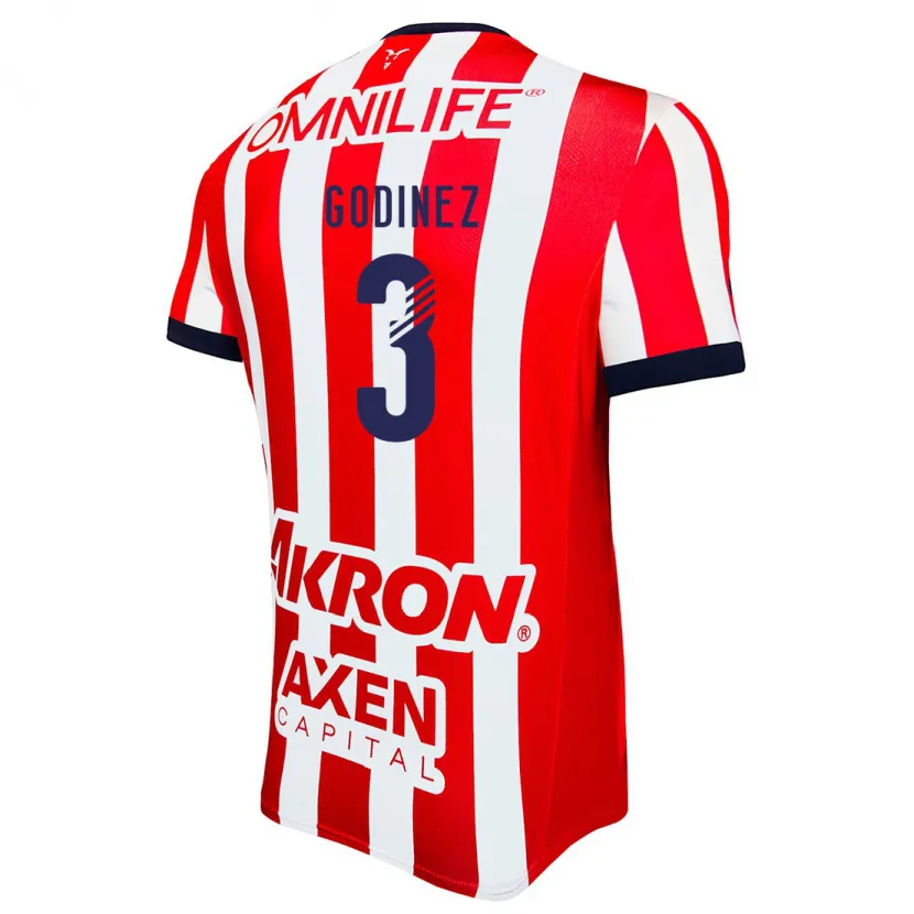 Danxen Kinder Damaris Godínez #3 Rot Weiß Blau Heimtrikot Trikot 2024/25 T-Shirt Österreich