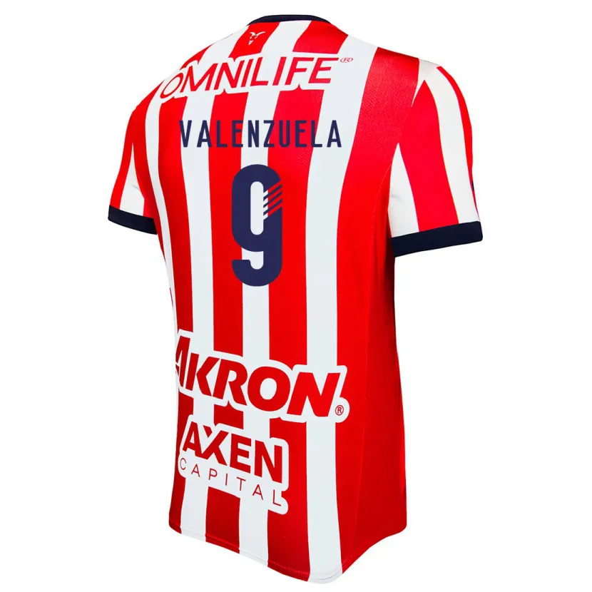 Danxen Kinder Gabriela Valenzuela #9 Rot Weiß Blau Heimtrikot Trikot 2024/25 T-Shirt Österreich