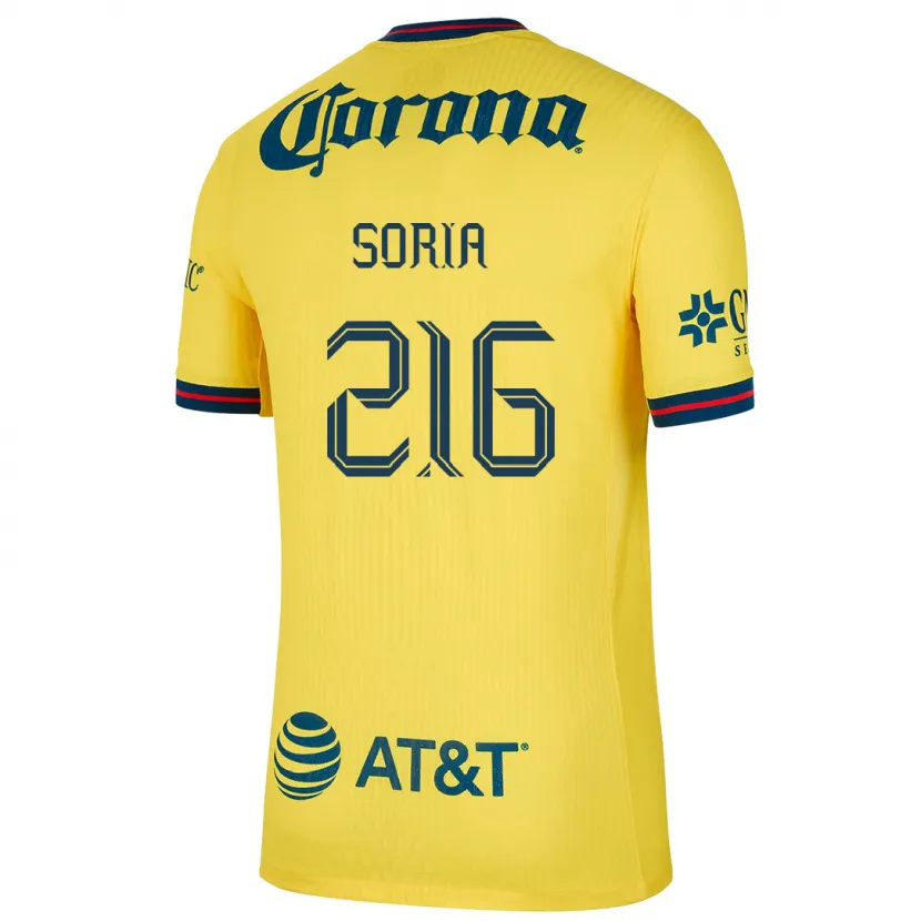 Danxen Kinder Emiliano Soria #216 Gelb Blau Heimtrikot Trikot 2024/25 T-Shirt Österreich