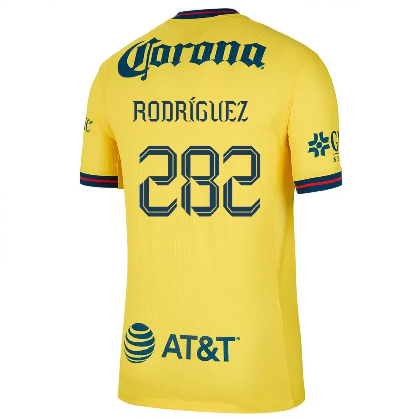 Danxen Kinder Francisco Rodríguez #282 Gelb Blau Heimtrikot Trikot 2024/25 T-Shirt Österreich