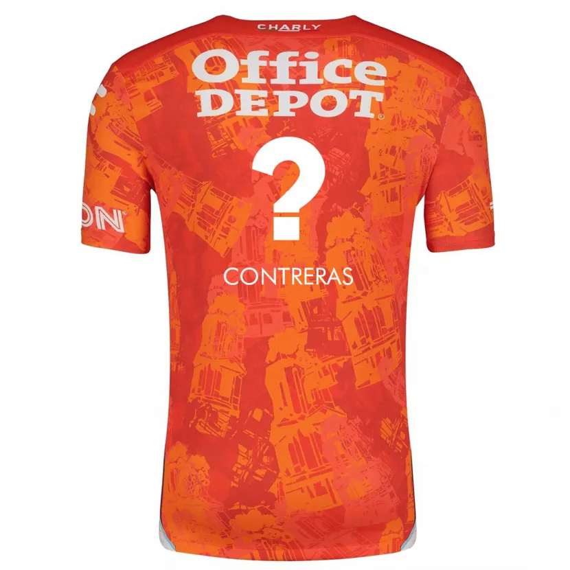Danxen Kinder Ari Contreras #0 Orange Weiß Auswärtstrikot Trikot 2024/25 T-Shirt Österreich