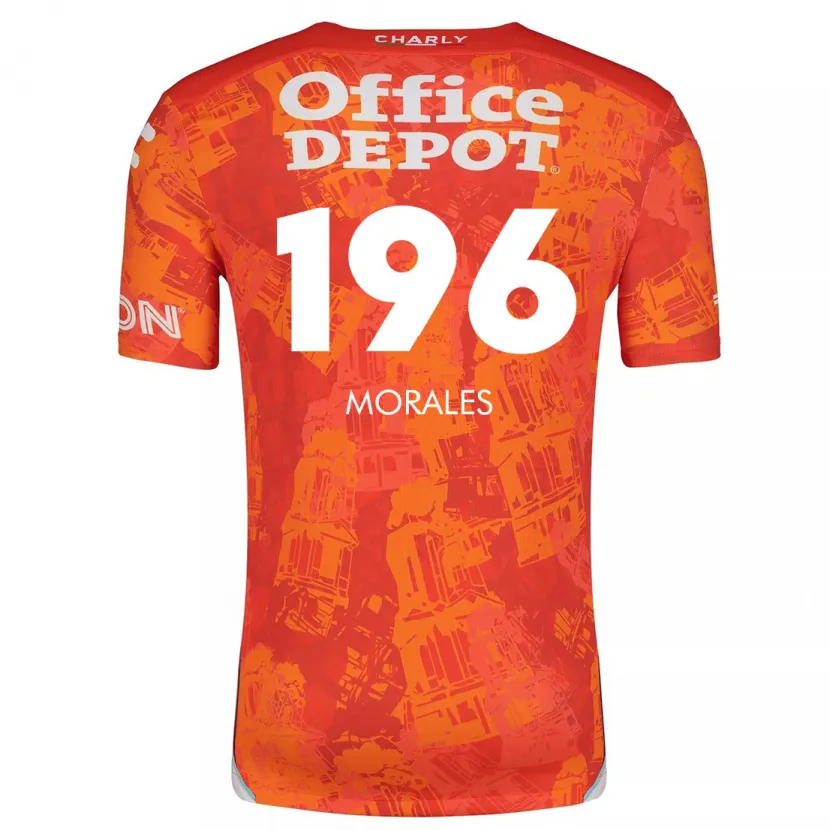Danxen Kinder Erik Morales #196 Orange Weiß Auswärtstrikot Trikot 2024/25 T-Shirt Österreich
