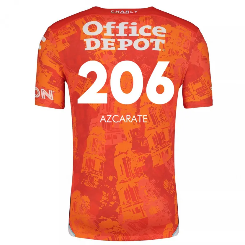 Danxen Kinder Yerar Azcárate #206 Orange Weiß Auswärtstrikot Trikot 2024/25 T-Shirt Österreich