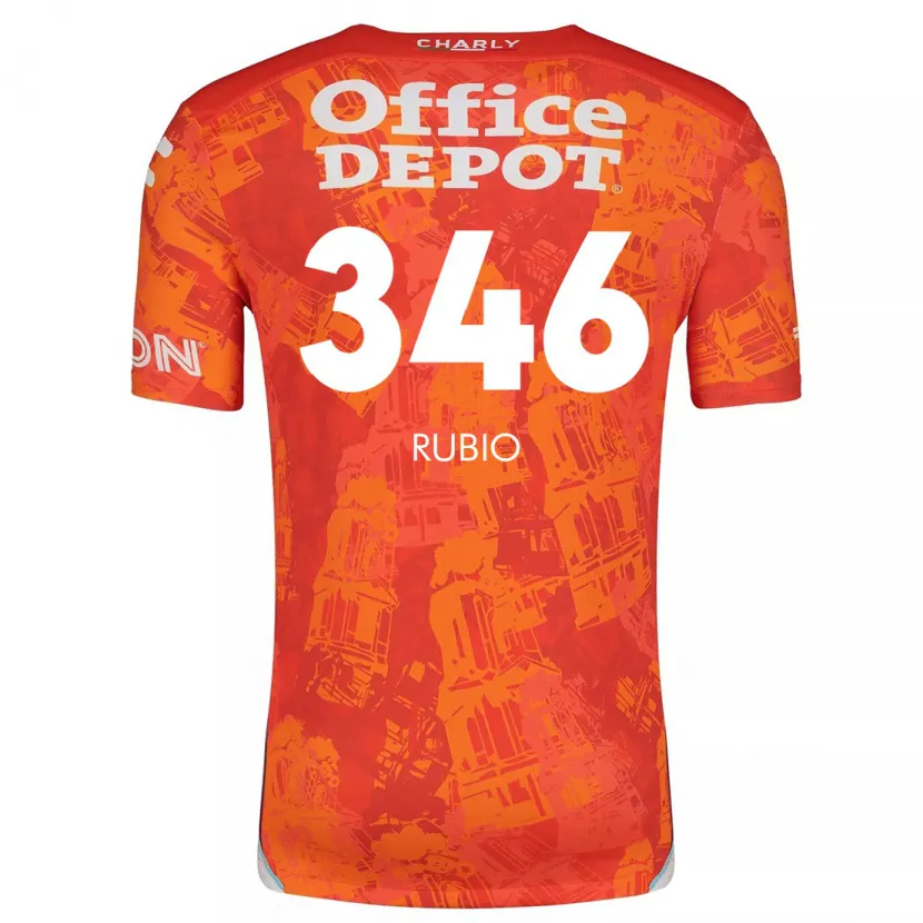 Danxen Kinder Mateo Rubio #346 Orange Weiß Auswärtstrikot Trikot 2024/25 T-Shirt Österreich