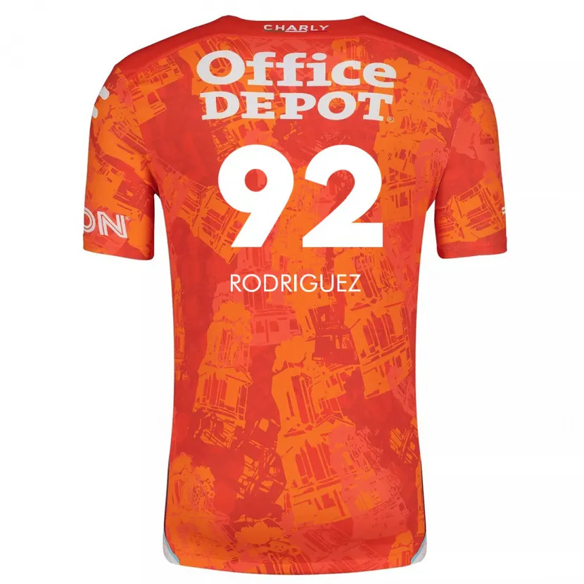Danxen Kinder Sergio Rodríguez #92 Orange Weiß Auswärtstrikot Trikot 2024/25 T-Shirt Österreich