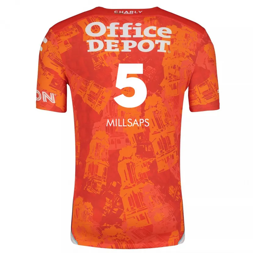 Danxen Kinder Vanessa Millsaps #5 Orange Weiß Auswärtstrikot Trikot 2024/25 T-Shirt Österreich