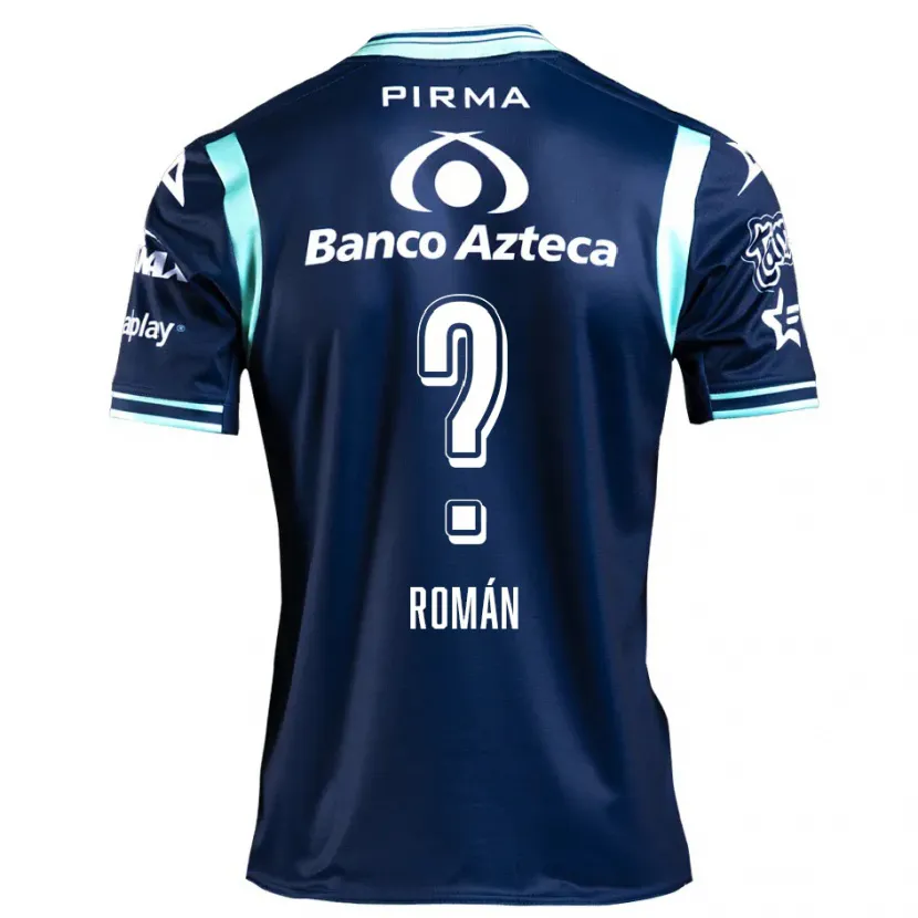 Danxen Kinder Santiago Román #0 Navy Blau Auswärtstrikot Trikot 2024/25 T-Shirt Österreich