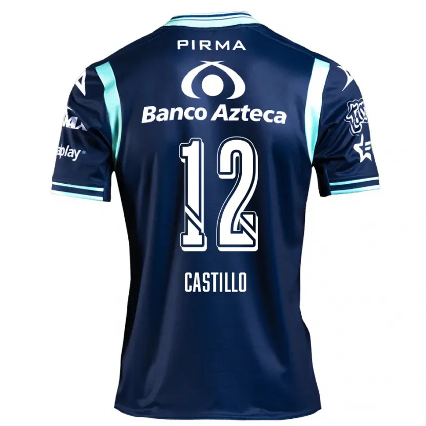 Danxen Kinder Raúl Castillo #12 Navy Blau Auswärtstrikot Trikot 2024/25 T-Shirt Österreich