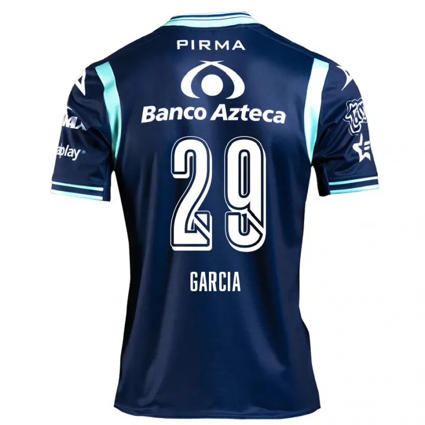 Danxen Kinder Emiliano García #29 Navy Blau Auswärtstrikot Trikot 2024/25 T-Shirt Österreich