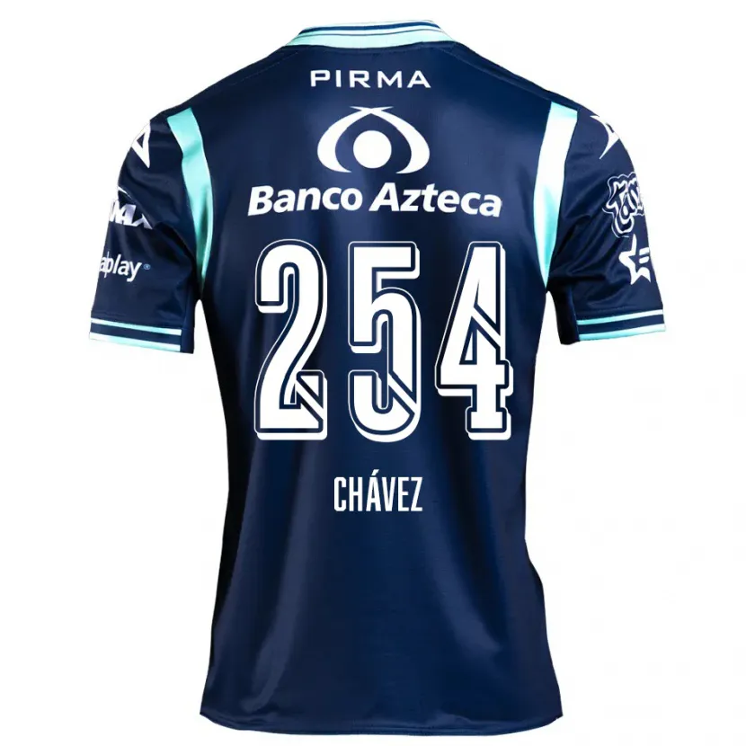 Danxen Kinder José Chávez #254 Navy Blau Auswärtstrikot Trikot 2024/25 T-Shirt Österreich