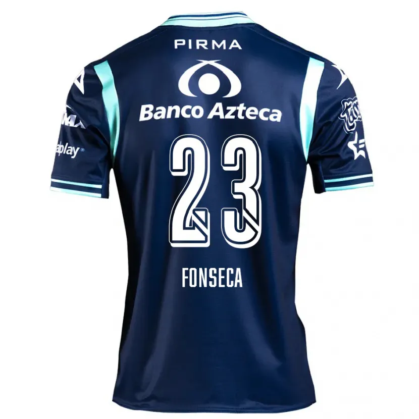 Danxen Kinder Camila Fonseca #23 Navy Blau Auswärtstrikot Trikot 2024/25 T-Shirt Österreich