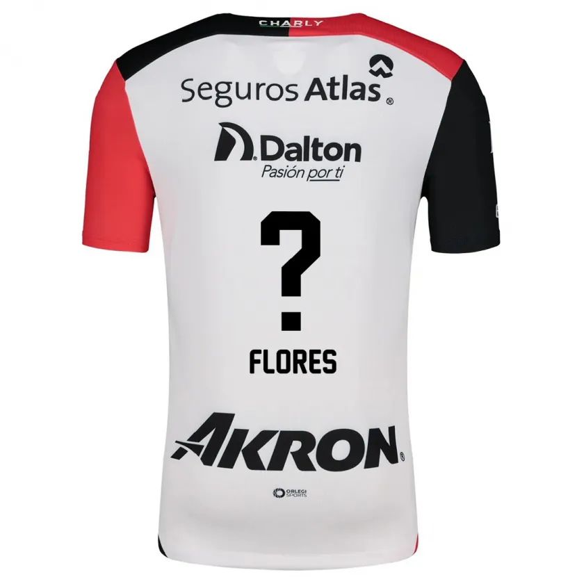 Danxen Kinder Luis Flores #0 Weiß Rot Schwarz Auswärtstrikot Trikot 2024/25 T-Shirt Österreich
